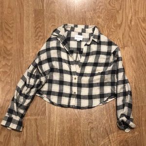 Cropped flannel